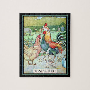 Puzzle Rooster Henpicado por Hen