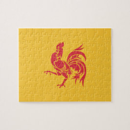 Puzzle Rooster Rojo (Bandera de Valonia)