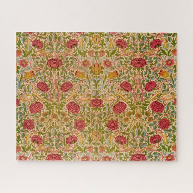 Puzzle Rosa, 1883 por William Morris (Horizontal)