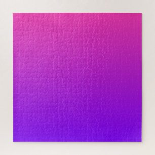 Puzzle Rosa a Morado Gradiente de Color Moderno Ombre
