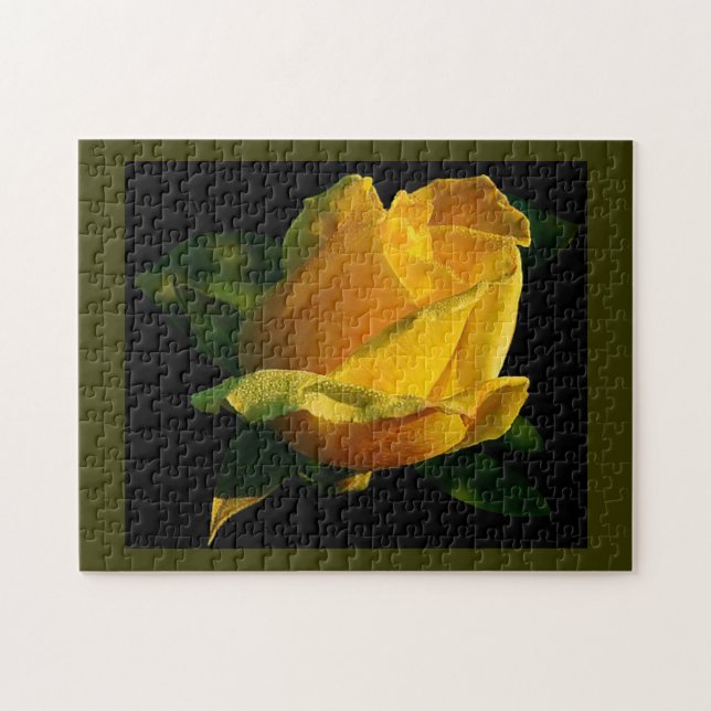 Puzzle Rosa amarillo grande (Horizontal)