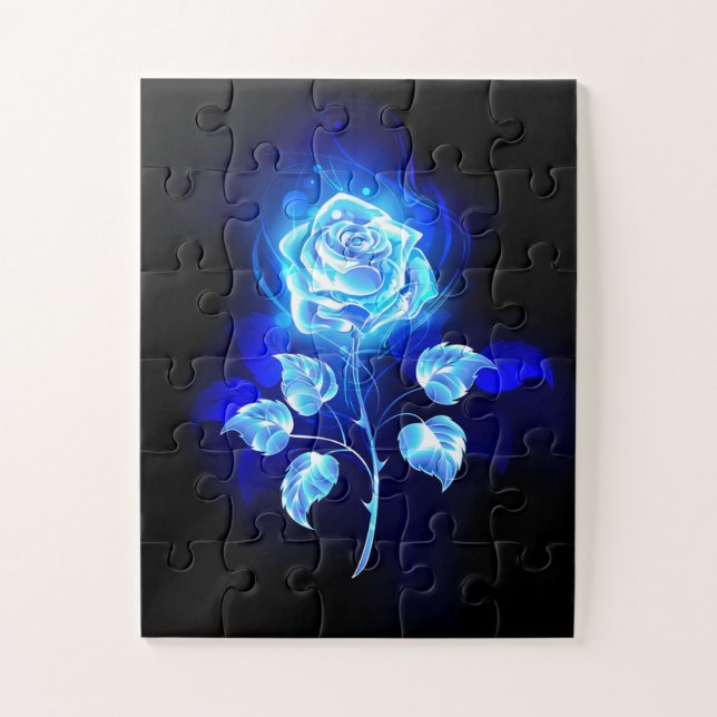 Puzzle Rosa Azul Ardiendo (Vertical)