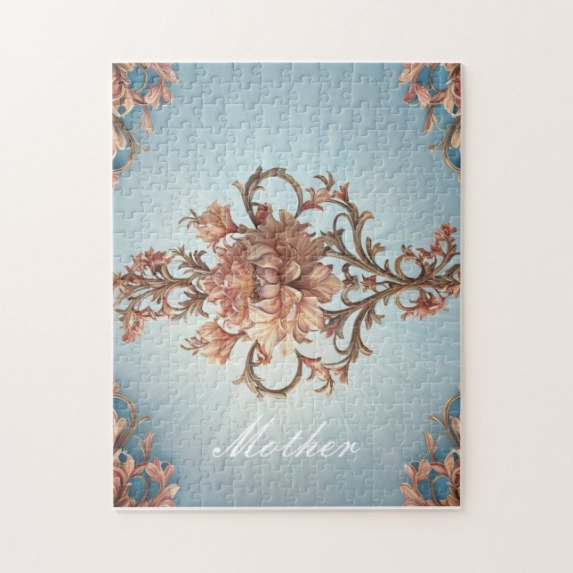 Puzzle Rosa barroco (Vertical)