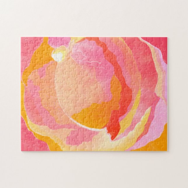 Puzzle Rosa de col III (Horizontal)