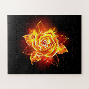 Puzzle Rosa de incendios en auge