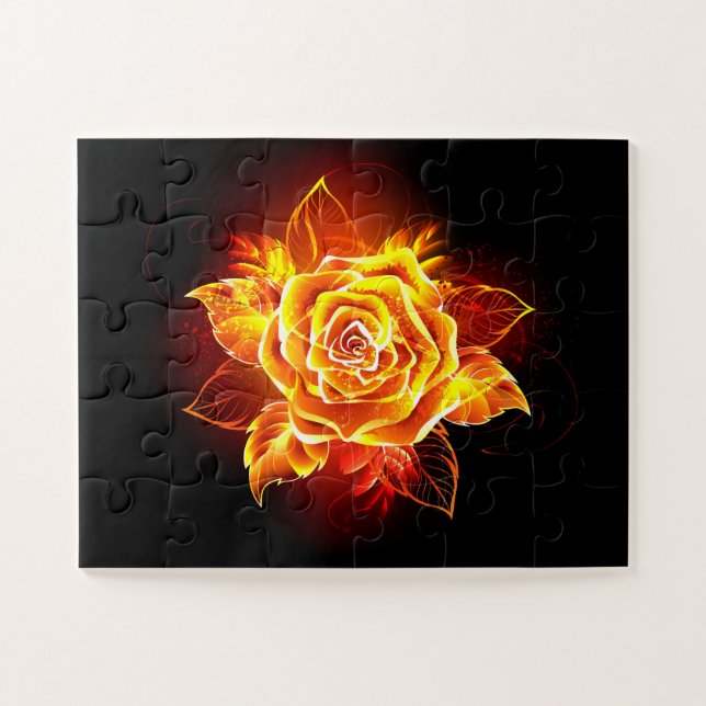 Puzzle Rosa de incendios en auge (Horizontal)