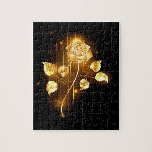 Puzzle Rosa de oro (rosa de oro) (Vertical)