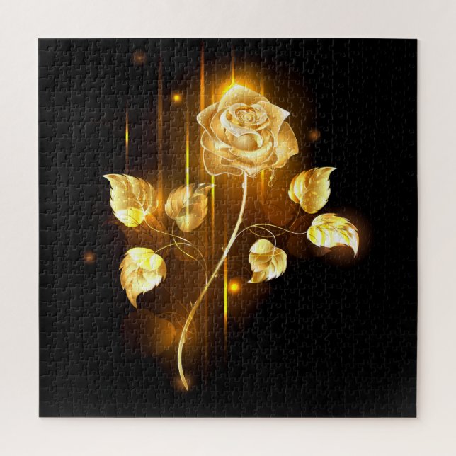 Puzzle Rosa de oro (rosa de oro) (Vertical)