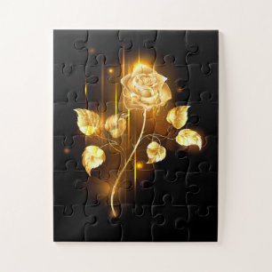 Puzzle Rosa de oro (rosa de oro)