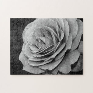 Puzzle Rosa en blanco y negro