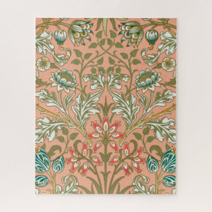 Puzzle Rosa Flor Jacinto Arte de William Morris