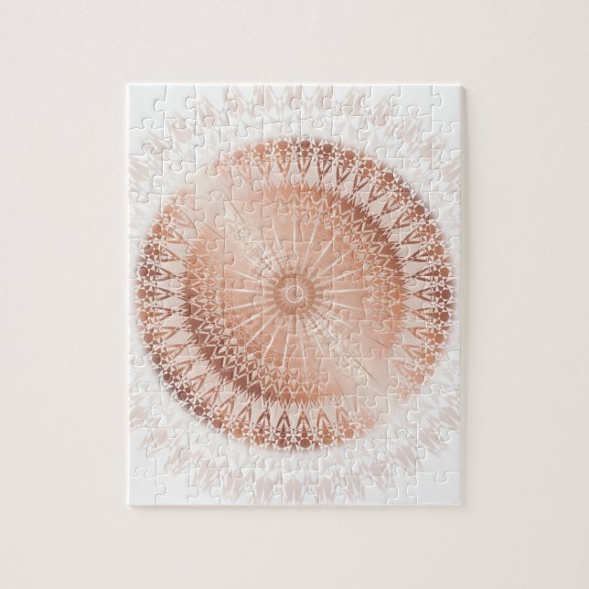 Puzzle Rosa Gold Mandala (Vertical)