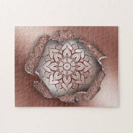 Puzzle Rosa Gold Mandala yoga zen