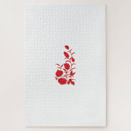 Puzzle Rosa Madder, diseño floral de Thunderbird