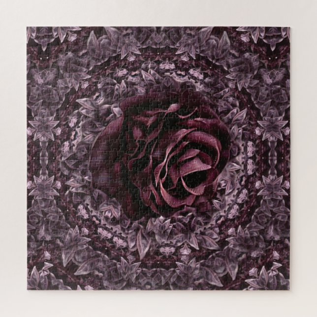 Puzzle Rosa Mandala (Vertical)