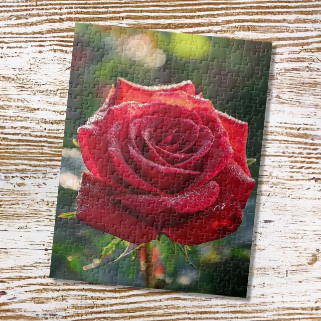 Puzzle Rosa roja (Subido por el creador)