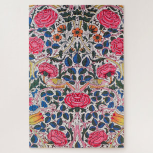 Puzzle Rosa y pájaro, William Morris