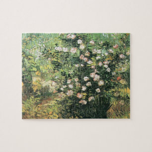 Puzzle Rosal en Flor por Vincent van Gogh