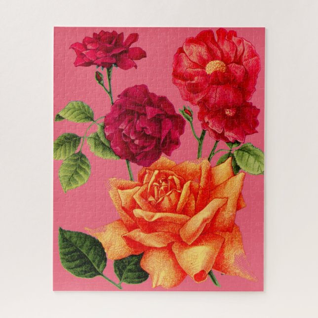 Puzzle rosas (Vertical)