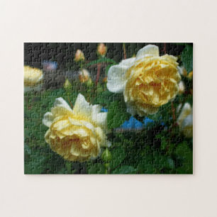 Puzzle Rosas Amarillas En Efecto Orton En Bloom
