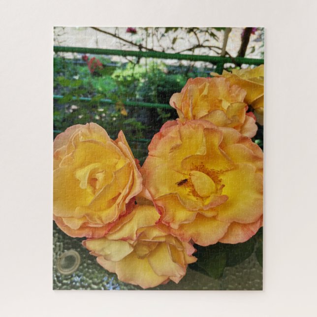 Puzzle Rosas amarillas en el corredor (Vertical)