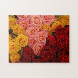 Puzzle Rosas coloridos