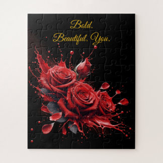 Puzzle Rosas en flor - Cumpleaños elegante