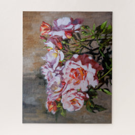 Puzzle Rosas en Pavlovsk - Elegante pintura al óleo rosa
