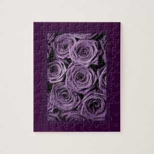 Puzzle Rosas morados
