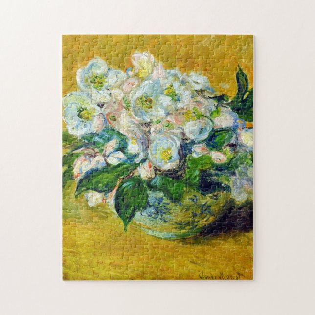 Puzzle Rosas navidades Monet Bella Artes (Vertical)