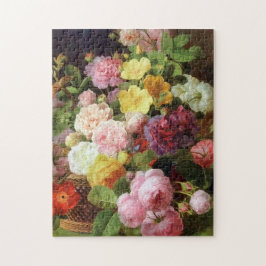 Puzzle Rosas, novios y otras flores Bellas Artes holandes