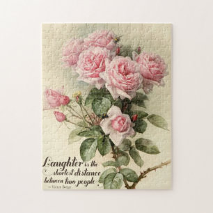 Puzzle Rosas rosados elegantes lamentables del Victorian