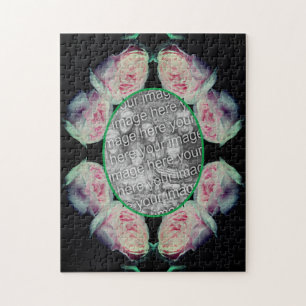 Puzzle Rosas rosas rosas abstractas Marco Añadir la foto