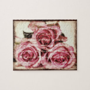 Puzzle Rosas rosas rosas antiguas