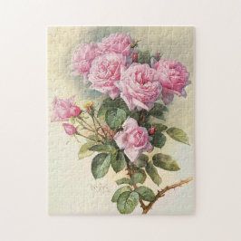 Puzzle Rosas y abejorros Paul de Longpre Bella Artes