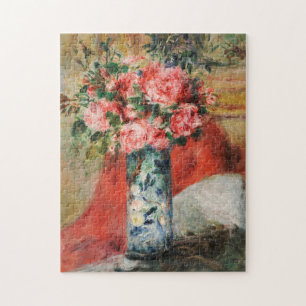 Puzzle Rosas y peones en una caja   Renoir