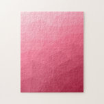 Puzzle Rose pink gradient geometric mesh pattern<br><div class="desc">Rose pink gradient geometric mesh pattern jigsaw puzzle. 
Triangle geometric mesh with light to dark ombre gradient.</div>