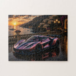 Puzzle Rose Titanium — Luxury Pink Metallic Supercar 