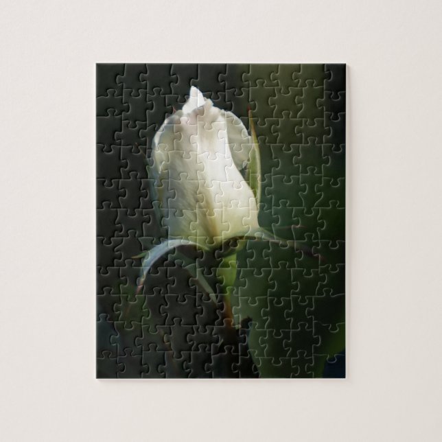 Puzzle Rosebud blanco (Vertical)