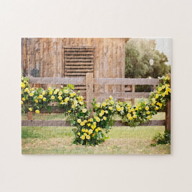 Puzzle Roses amarillos de Texas (Horizontal)