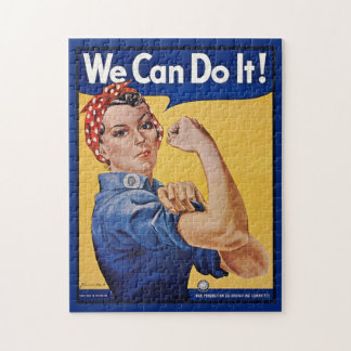 Puzzle Rosie la Remachadora Mujeres Fuertes en el Lugar d