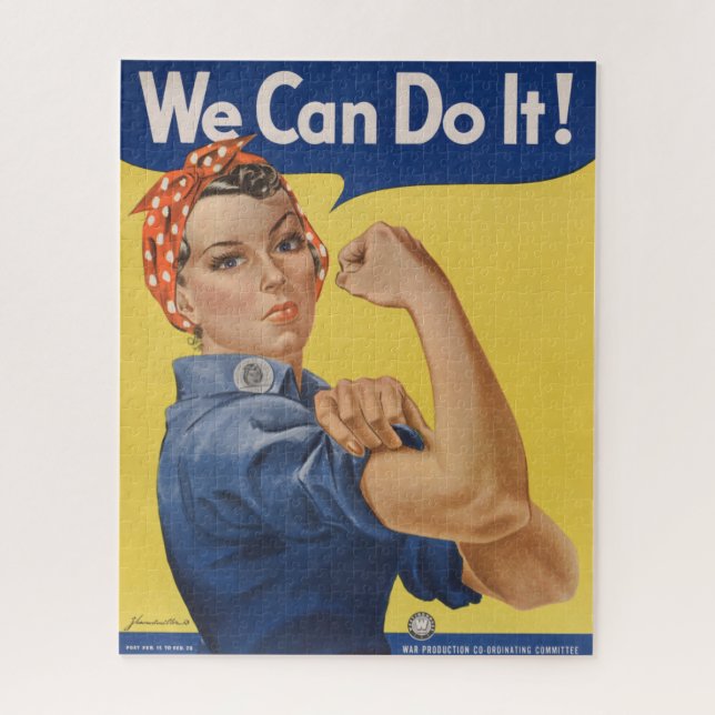 Puzzle Rosie the Riveter: El empoderamiento femenino fuer (Vertical)