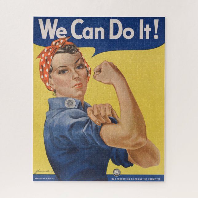 Puzzle Rosie the Riveter: El empoderamiento femenino fuer (Vertical)