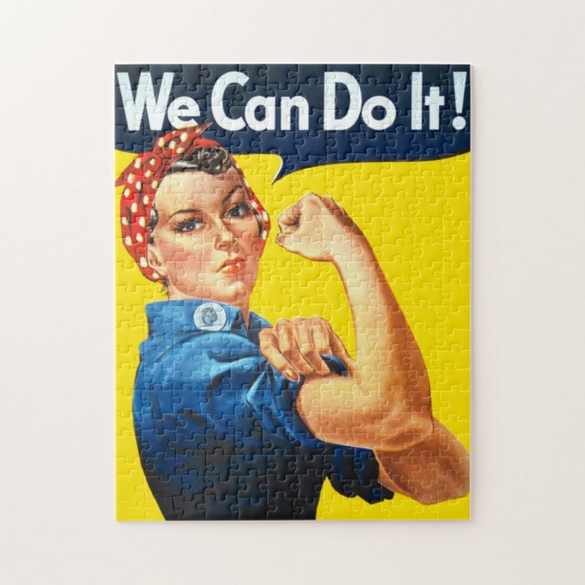 Puzzle Rosie the Riveter (Obra de arte icónica) (¡Podemos (Vertical)