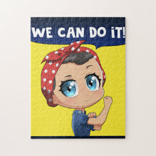 Puzzle Rosie the Riveter Podemos hacerlo la teoría Chica