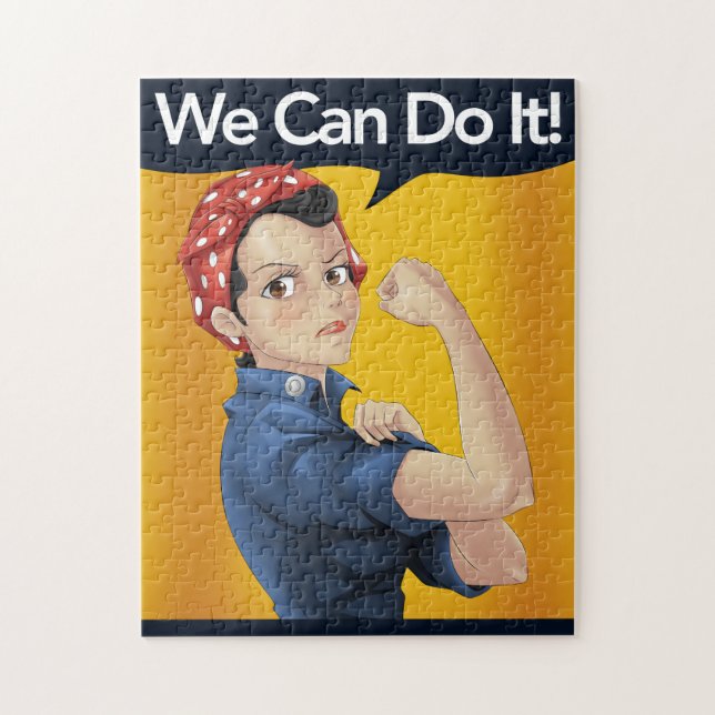 Puzzle Rosie the Riveter Princess Podemos hacerlo cosquil (Vertical)