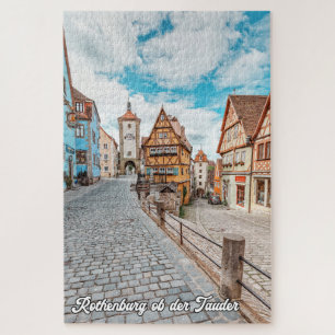 Puzzle Rothenburg ob der Tauber, Alemania