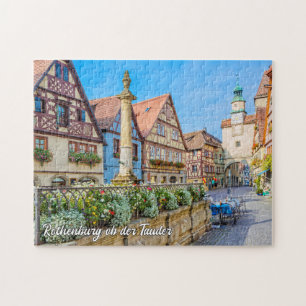 Puzzle Rothenburg ob der Tauber, Alemania