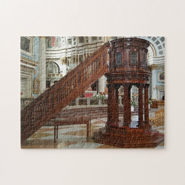 Puzzle Rotonda de Mosta Iglesia de Malta. (Horizontal)