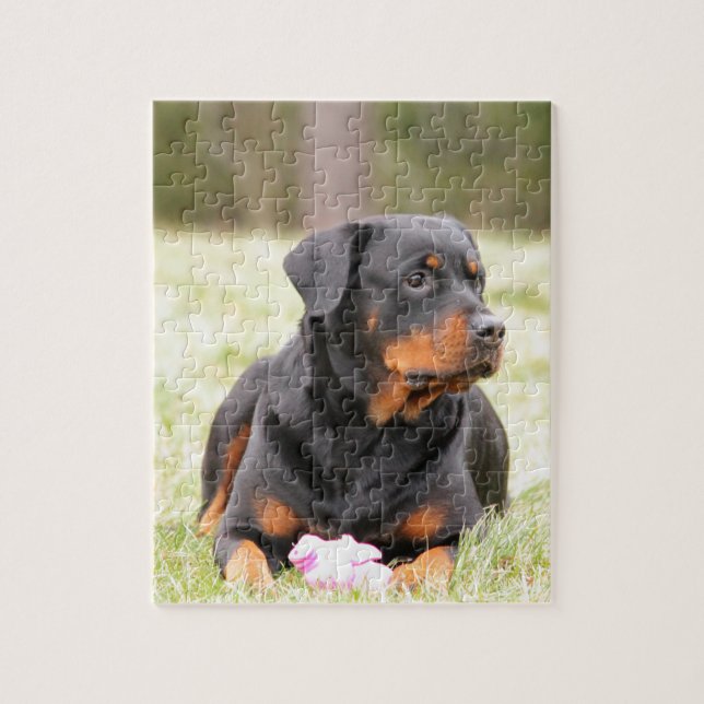 Puzzle Rottweiler Dog (Vertical)
